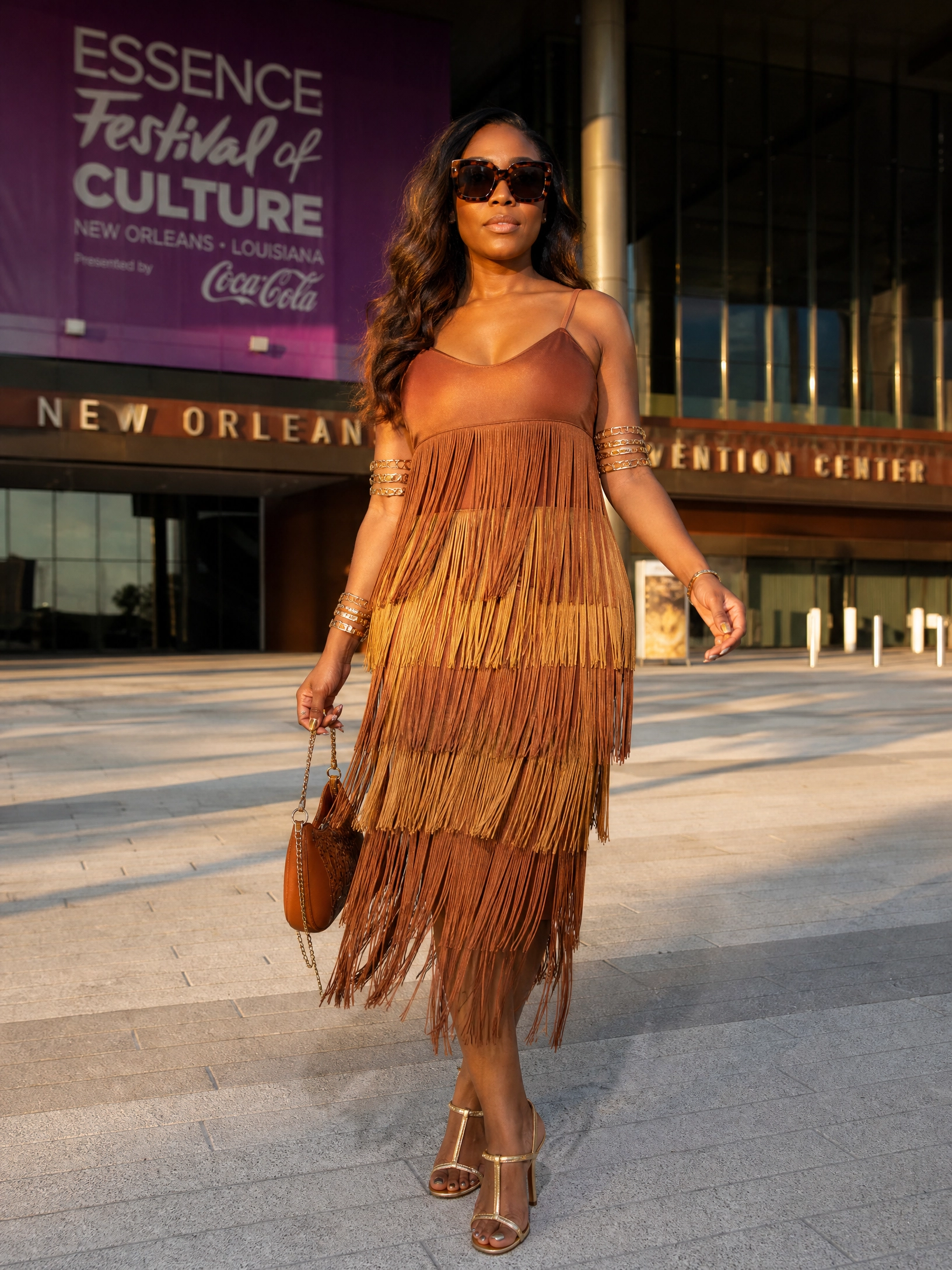 Essence Festival fringe affair look — classic
