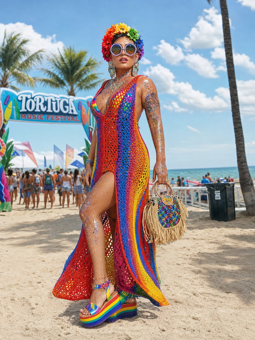 Tortuga beachy boho look — LGBT Pride outlandish
